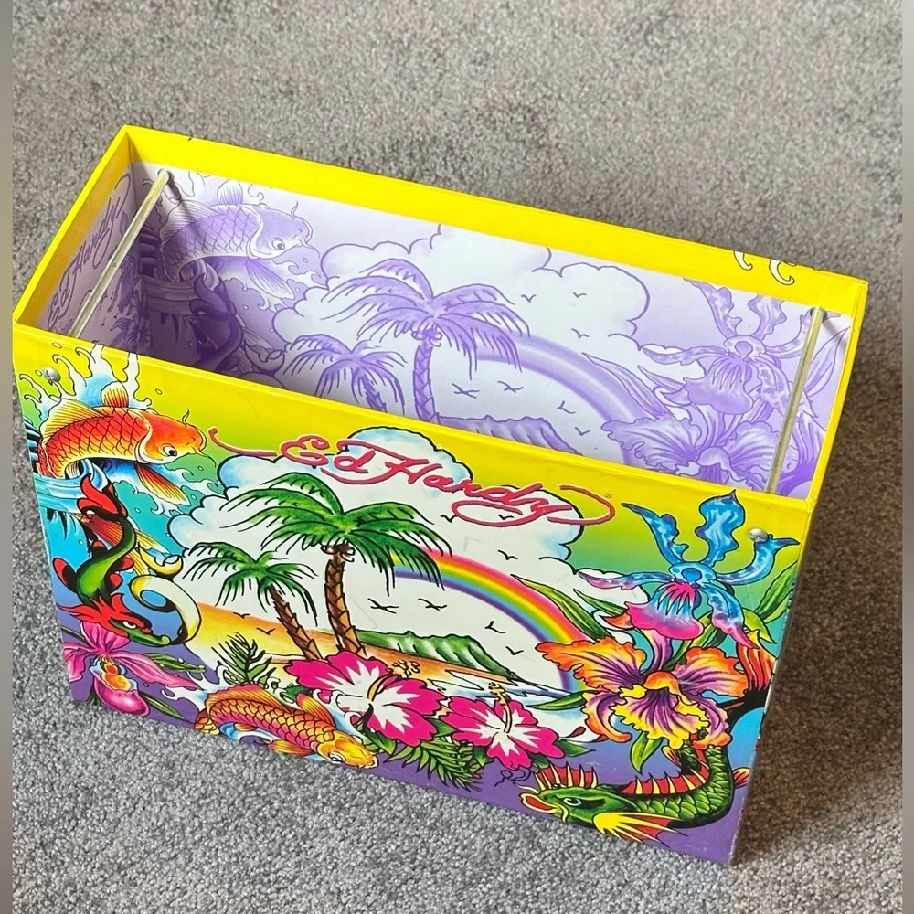Ed Hardy Hanging File Box - Picture 1 of 6